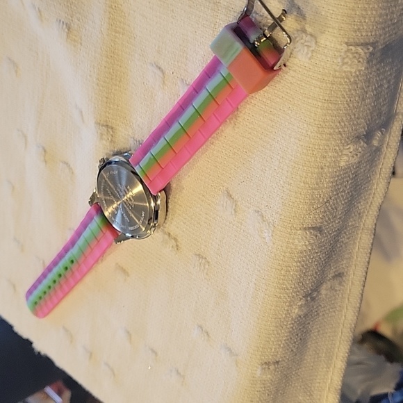 5 For 25.00/Justin Bieber Rainbow Jelly Watch,NWOT - Picture 6 of 6